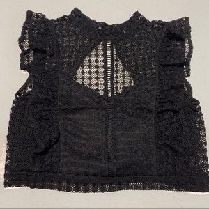 3 for $25 Forever 21 black lace crop top
